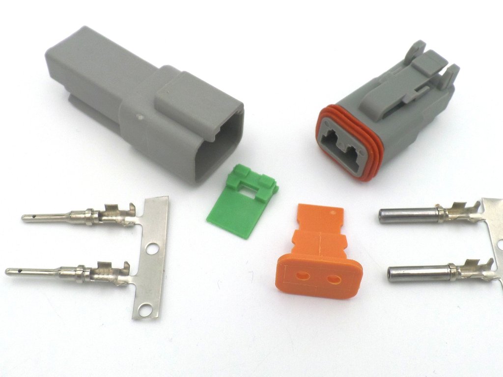 deutsch DT06 DT04 2 way wiring harness connector set