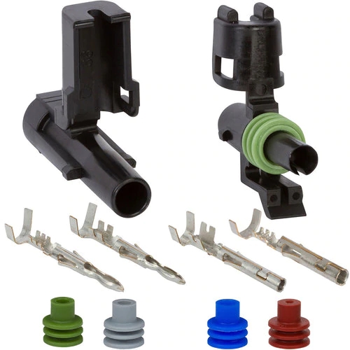 Weather Pack Connectors, 1 pole DJ3011Y-2.5-21/DJ3011Y-2.5-21