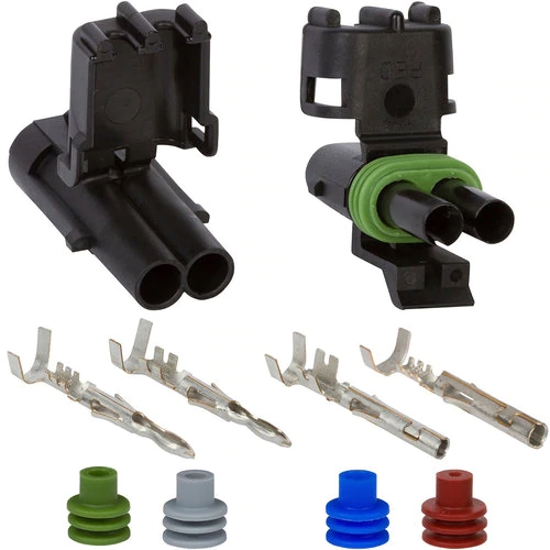 Weather Pack Connectors, 2-pole DJ3021Y-2.5-21/DJ3021Y-2.5-11