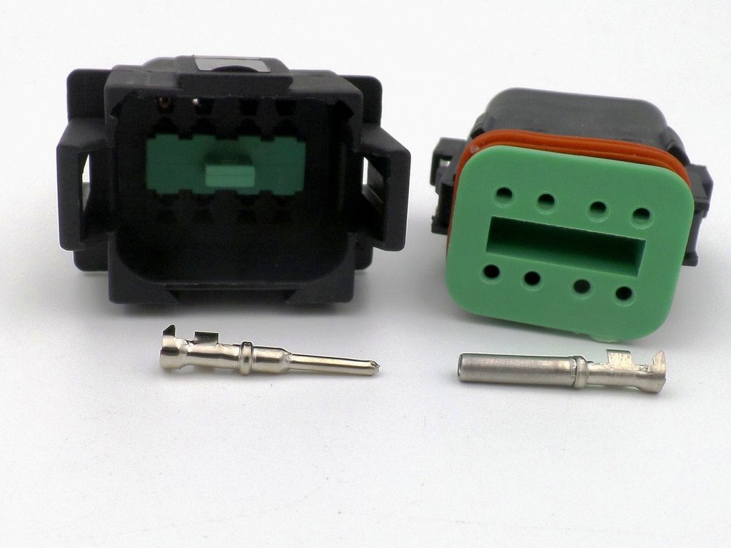 Deutsch 8way Black Connector Set