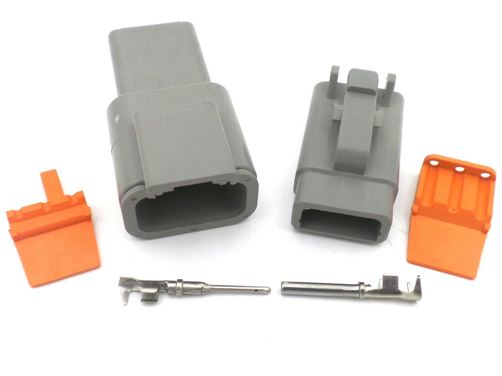 Deutsch DTM 3way Connector Set